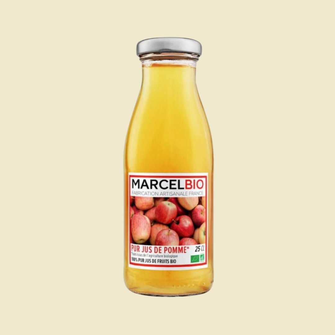 MARCEL BIO Apple juice 25cl (Box of 20 bottles)