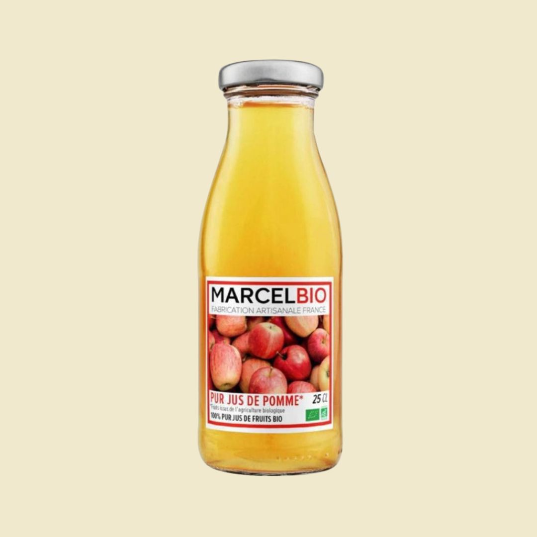 MARCEL BIO Apple juice 25cl (Box of 20 bottles)