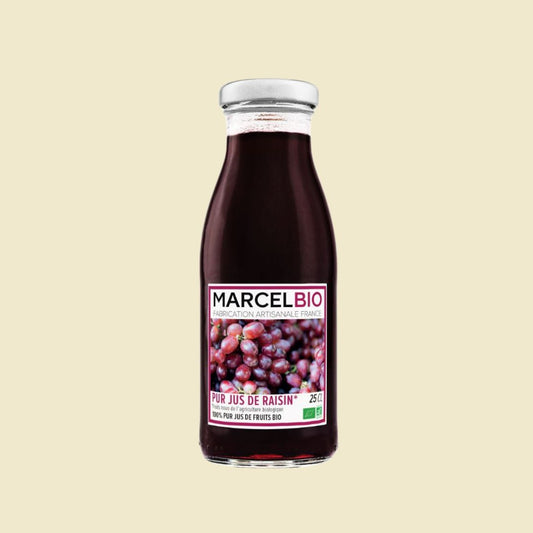 MARCEL BIO Grape juice 25cl (Box of 20 bottles)