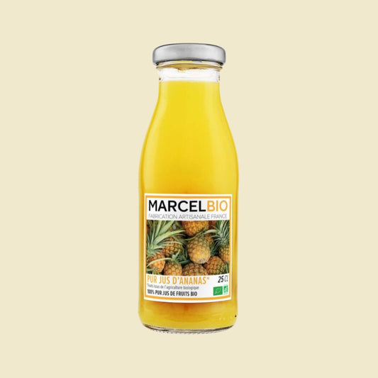 MARCEL BIO Pineapple juice 25cl (Box of 20 bottles)