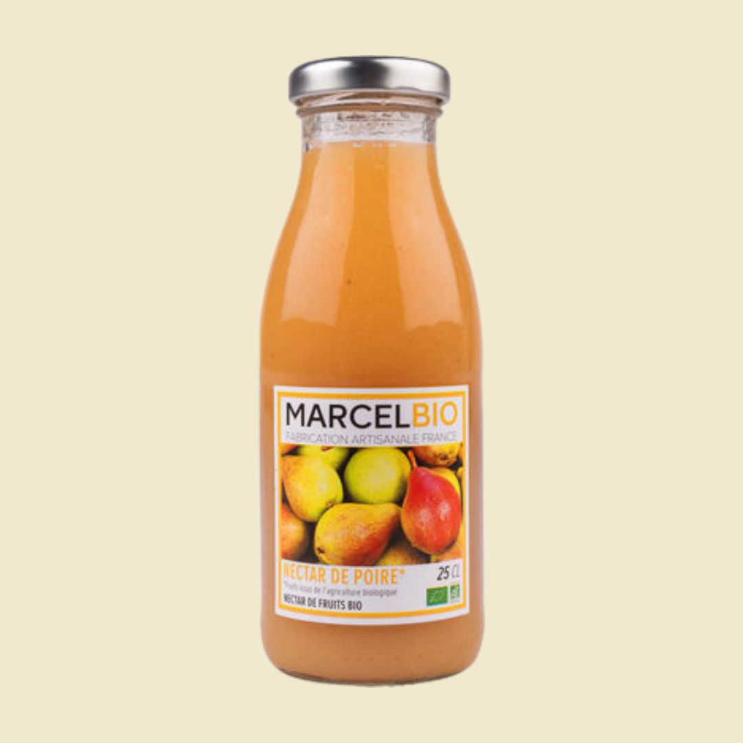 MARCEL BIO Nectar de poire 25 cl (Box of 20 bottles)